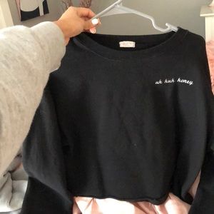 Brandy cropped sweater